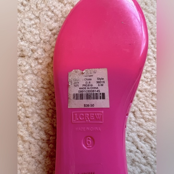 J. Crew Factory Jelly Ballet Flats - Picture 3 of 3
